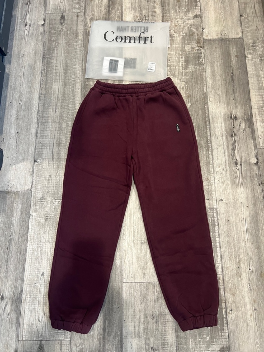 Comfort Maroon The Standard Sweatpant New Size Large